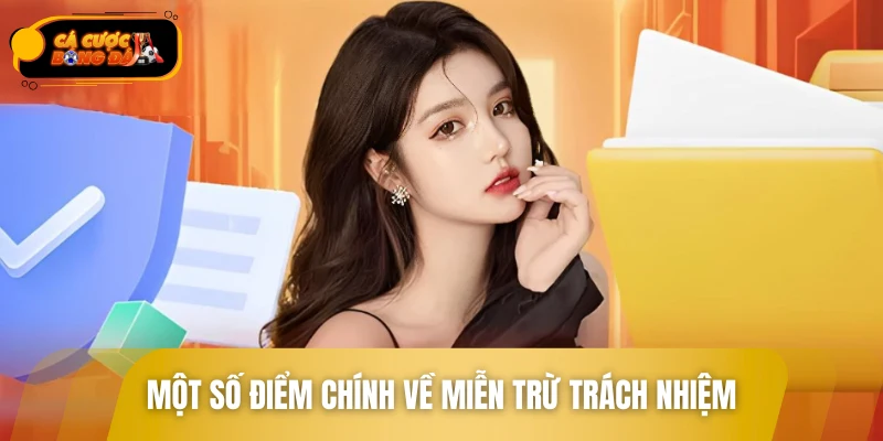 Lược qua một số điểm chính về miễn trừ trách nhiệm