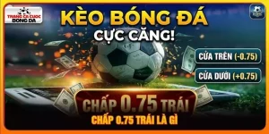 chấp 0.75 trái là gì